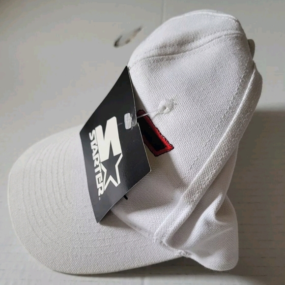 STARTER The Right Hat TBS Softball Adjustable Hat White NWT - Picture 4 of 9